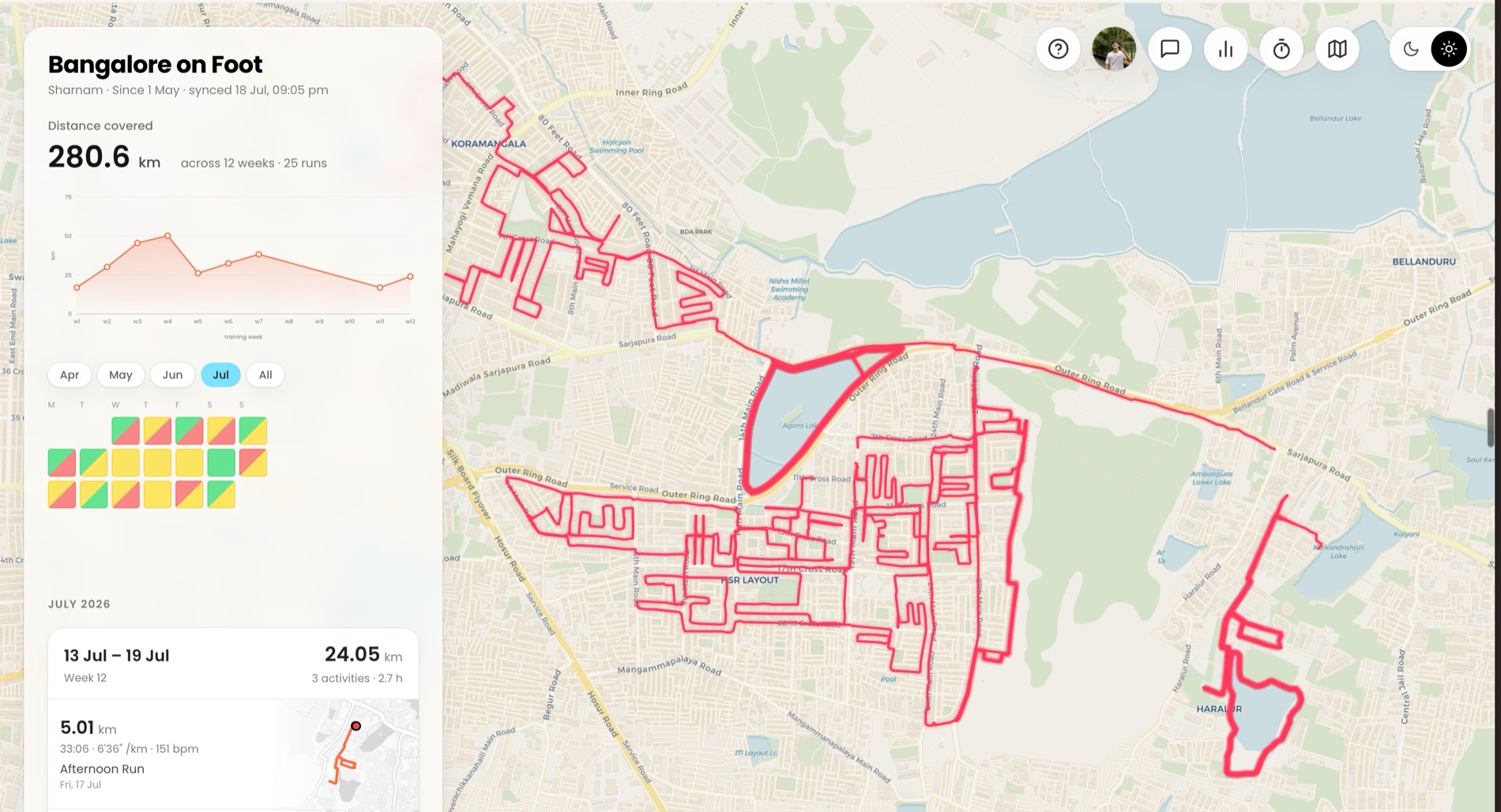 Bangalore on Foot screenshot